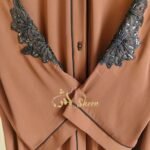 Designer Sequined Motif Abaya Set - Image 2