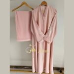 Embroidered Floral Sleeve Abaya - Image 5