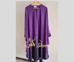 Minimalist Butterfly Cut Kaftan Abaya – Customizable Colors - Image 4